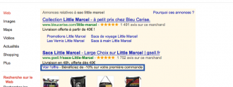 extensions d'offres google adwords